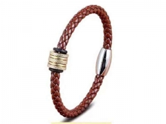 HY Wholesale Leather Bracelets Jewelry Popular Leather Bracelets-HY0130B146
