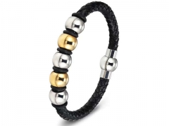 HY Wholesale Leather Bracelets Jewelry Popular Leather Bracelets-HY0130B205