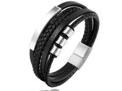 HY Wholesale Leather Bracelets Jewelry Popular Leather Bracelets-HY0136B134