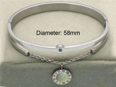 HY Wholesale Bangle Stainless Steel 316L Jewelry Bangle-HY0041B320