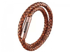 HY Wholesale Leather Bracelets Jewelry Popular Leather Bracelets-HY0130B361