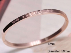 HY Wholesale Bangle Stainless Steel 316L Jewelry Bangle-HY0122B339