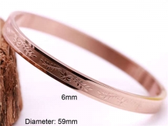 HY Wholesale Bangle Stainless Steel 316L Jewelry Bangle-HY0122B405