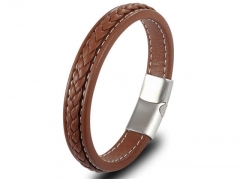 HY Wholesale Leather Bracelets Jewelry Popular Leather Bracelets-HY0120B048