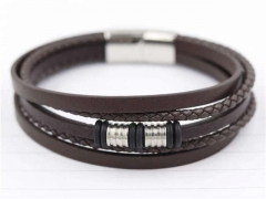 HY Wholesale Leather Bracelets Jewelry Popular Leather Bracelets-HY0129B132