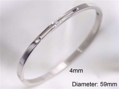 HY Wholesale Bangle Stainless Steel 316L Jewelry Bangle-HY0122B294