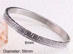 HY Wholesale Bangle Stainless Steel 316L Jewelry Bangle-HY0122B046