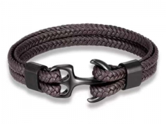 HY Wholesale Leather Bracelets Jewelry Popular Leather Bracelets-HY0135B163