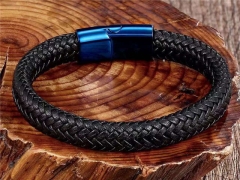 HY Wholesale Leather Bracelets Jewelry Popular Leather Bracelets-HY0137B158