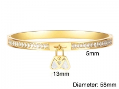 HY Wholesale Bangle Stainless Steel 316L Jewelry Bangle-HY0016D117