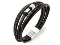HY Wholesale Leather Bracelets Jewelry Popular Leather Bracelets-HY0058B037