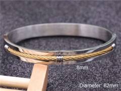 HY Wholesale Bangle Stainless Steel 316L Jewelry Bangle-HY0122B360