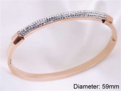 HY Wholesale Bangle Stainless Steel 316L Jewelry Bangle-HY0122B240