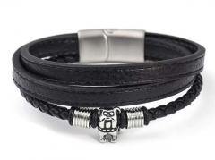 HY Wholesale Leather Bracelets Jewelry Popular Leather Bracelets-HY0137B047