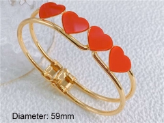 HY Wholesale Bangle Stainless Steel 316L Jewelry Bangle-HY0122B174
