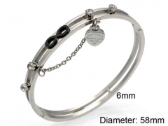 HY Wholesale Bangle Stainless Steel 316L Jewelry Bangle-HY0041B246