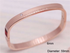 HY Wholesale Bangle Stainless Steel 316L Jewelry Bangle-HY0122B330