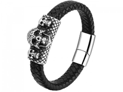 HY Wholesale Leather Bracelets Jewelry Popular Leather Bracelets-HY0133B226