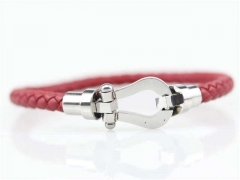 HY Wholesale Leather Bracelets Jewelry Popular Leather Bracelets-HY0129B046