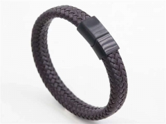 HY Wholesale Leather Bracelets Jewelry Popular Leather Bracelets-HY0129B053