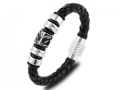 HY Wholesale Leather Bracelets Jewelry Popular Leather Bracelets-HY0120B168