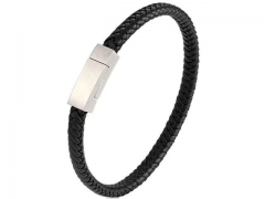 HY Wholesale Leather Bracelets Jewelry Popular Leather Bracelets-HY0136B229