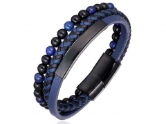 HY Wholesale Leather Bracelets Jewelry Popular Leather Bracelets-HY0136B097