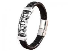 HY Wholesale Leather Bracelets Jewelry Popular Leather Bracelets-HY0130B067