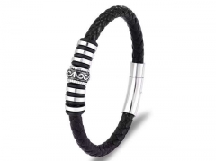 HY Wholesale Leather Bracelets Jewelry Popular Leather Bracelets-HY0120B122