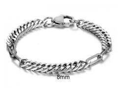 HY Wholesale Bracelets Jewelry 316L Stainless Steel Jewelry Bracelets-HY0132B017