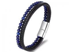 HY Wholesale Leather Bracelets Jewelry Popular Leather Bracelets-HY0135B058