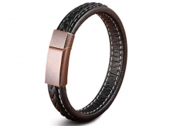 HY Wholesale Leather Bracelets Jewelry Popular Leather Bracelets-HY0130B122