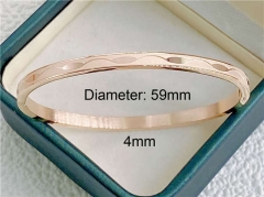 HY Wholesale Bangle Stainless Steel 316L Jewelry Bangle-HY0122B054