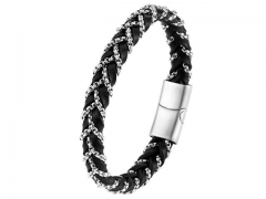 HY Wholesale Leather Bracelets Jewelry Popular Leather Bracelets-HY0120B201