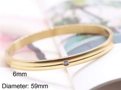 HY Wholesale Bangle Stainless Steel 316L Jewelry Bangle-HY0122B007