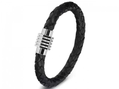 HY Wholesale Leather Bracelets Jewelry Popular Leather Bracelets-HY0130B215