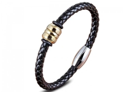 HY Wholesale Leather Bracelets Jewelry Popular Leather Bracelets-HY0130B198