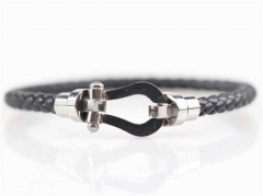 HY Wholesale Leather Bracelets Jewelry Popular Leather Bracelets-HY0129B044