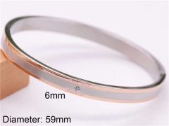 HY Wholesale Bangle Stainless Steel 316L Jewelry Bangle-HY0122B090