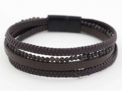 HY Wholesale Leather Bracelets Jewelry Popular Leather Bracelets-HY0129B036