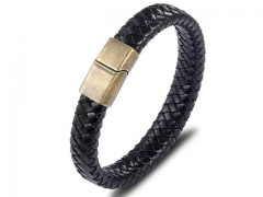HY Wholesale Leather Bracelets Jewelry Popular Leather Bracelets-HY0130B126