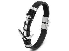 HY Wholesale Leather Bracelets Jewelry Popular Leather Bracelets-HY0130B460