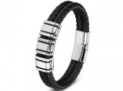HY Wholesale Leather Bracelets Jewelry Popular Leather Bracelets-HY0130B404