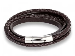 HY Wholesale Leather Bracelets Jewelry Popular Leather Bracelets-HY0120B227