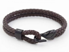 HY Wholesale Leather Bracelets Jewelry Popular Leather Bracelets-HY0129B041