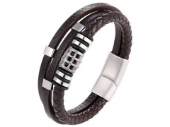HY Wholesale Leather Bracelets Jewelry Popular Leather Bracelets-HY0130B443