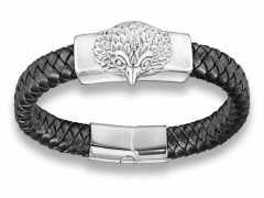 HY Wholesale Leather Bracelets Jewelry Popular Leather Bracelets-HY0135B042