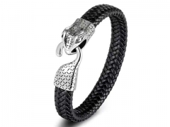 HY Wholesale Leather Bracelets Jewelry Popular Leather Bracelets-HY0130B239