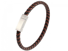HY Wholesale Leather Bracelets Jewelry Popular Leather Bracelets-HY0136B230