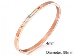 HY Wholesale Bangle Stainless Steel 316L Jewelry Bangle-HY0016D003